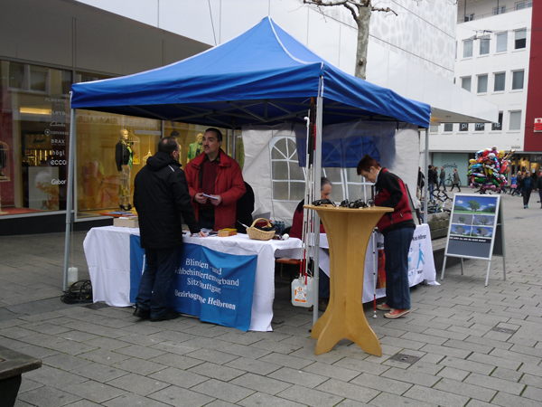 Foto vom Stand der BG HN am Mobilitätstag